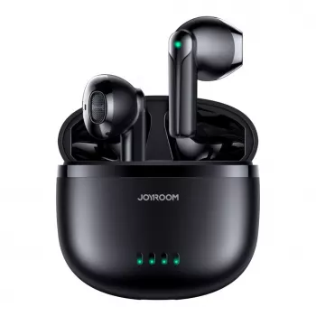 JOYROOM JR-TL11 True Wireless ausinės su ENC, IPX4 atsparumu vandeniui, Bluetooth 5.3, jutikliniais valdymais, juodos