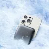 JOYROOM JR-W020 20W 10000mAh MagSafe Power Bank su USB-C į USB-C 0,25m kabeliu - juoda
