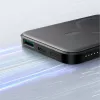 JOYROOM JR-W020 Mini Power Bank 5000mAh 20W USB-A USB-C belaidis įkrovimas - Juoda + USB-C laidas
