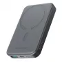 JOYROOM JR-W020 Mini Power Bank 5000mAh 20W USB-A USB-C belaidis įkrovimas - Juoda + USB-C laidas