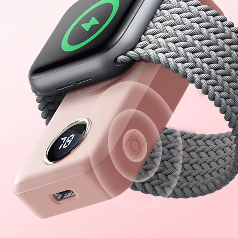Joyroom JR-WQW01 Wireless Power Bank 2000mAh 3W for Apple Watch Pink