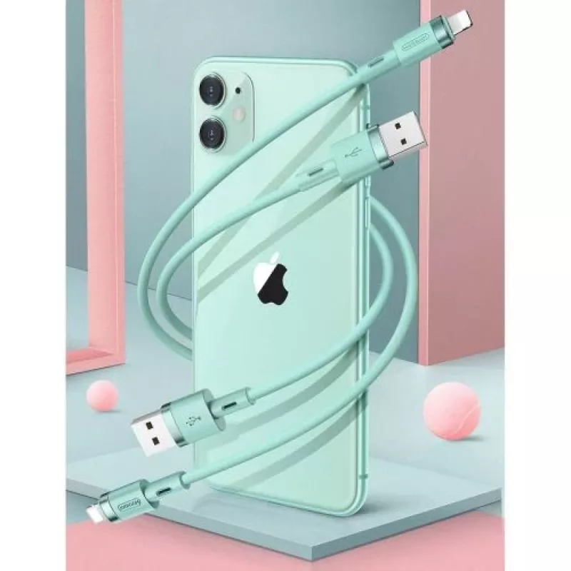 Joyroom Lightning į USB-A laidas 2.4A 1.2m juodas (S-1224N2)