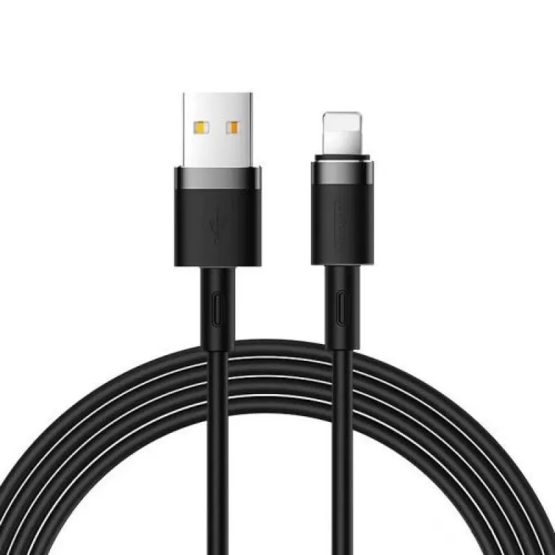 Joyroom Lightning į USB-A laidas 2.4A 1.2m juodas (S-1224N2)