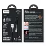 Joyroom Lightning į USB-A laidas 2.4A 1.2m juodas (S-1224N2)