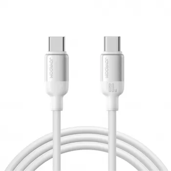 JOYROOM S-A62 Lively Series 60W USB-C į USB-C laidas 1,2 m baltas