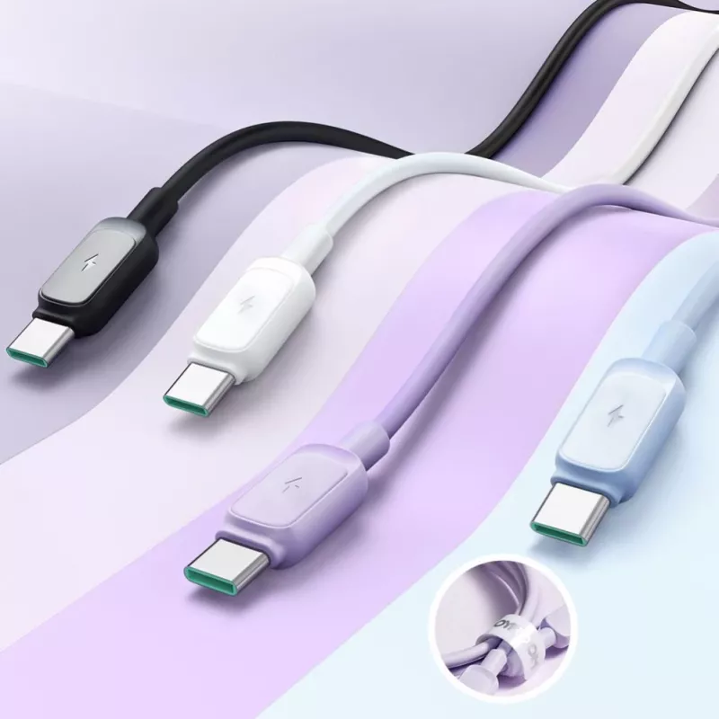 JOYROOM S-AC027A141B 1,2 m USB-A į Lightning pintas kabelis, juodas
