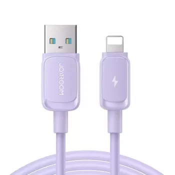 JOYROOM S-AL012A14 2.4A USB to Lightning kabelis 1,2 m violetinis