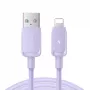 JOYROOM S-AL012A14 2.4A USB to Lightning kabelis 1,2 m violetinis