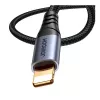 JOYROOM SY-A06 Lightning į 3,5 mm garso keitiklio kabelis, 1,2 m, juodas