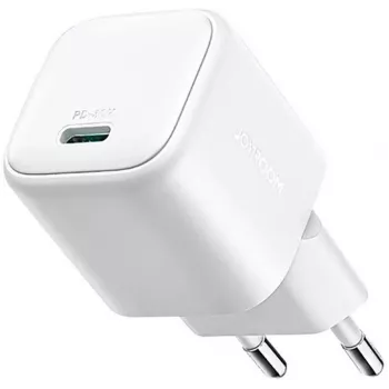 Joyroom Travel Charger Mini GaN Fast Charger Type-C, PD 30W, White (JR-TCG15)