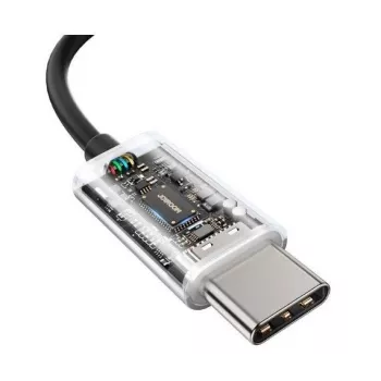 Joyroom TYPE-C Series JR-EC07 USB-C ausinės į ausis Metal Black