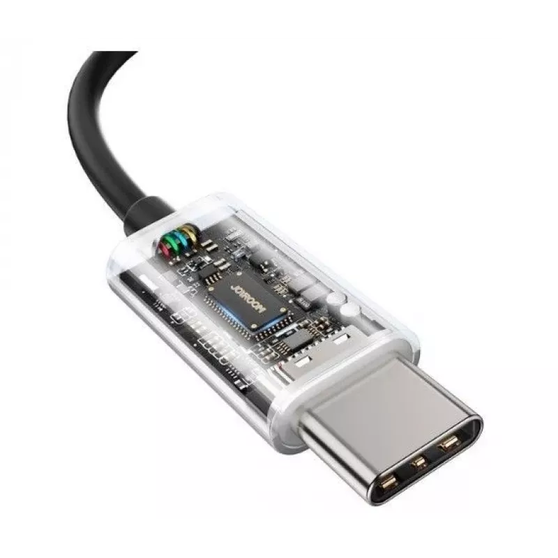 Joyroom TYPE-C Series JR-EC07 USB-C ausinės į ausis Metal Black