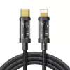 Joyroom Type-C į Lightning A10 serijos greito įkrovimo laidas PD 20W, 1,2 m, juodas (S-CL020A12)