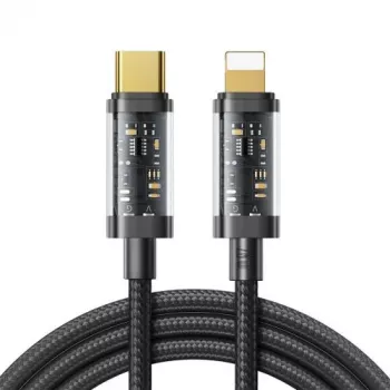 Joyroom Type-C į Lightning A10 serijos greito įkrovimo laidas PD 20W, 1,2 m, juodas (S-CL020A12)