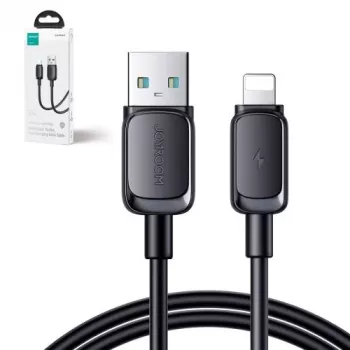 Joyroom USB-A į Lightning laidas, Multi-Color Series A14, 480Mbps, 2.4A, 1,2m, juodas (S-AL012A14B)