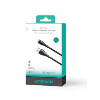 Joyroom USB-A į Lightning laidas Starry Series, 480 Mbps, 3A, 1m, juodas (SA32-AL3)