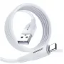 Joyroom USB-A į USB-C laidas 1m Baltas 3A Greitas įkrovimas ir duomenų sinchronizavimas