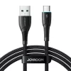 JOYROOM USB-A į USB-C laidas Starry Series, 480 Mbps, 3A, 1 m, juodas (SA32-AC3)