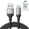 JOYROOM USB-A į USB-C duomenų laidas, 3A, 1,2 m, juodas (S-UC027A10)