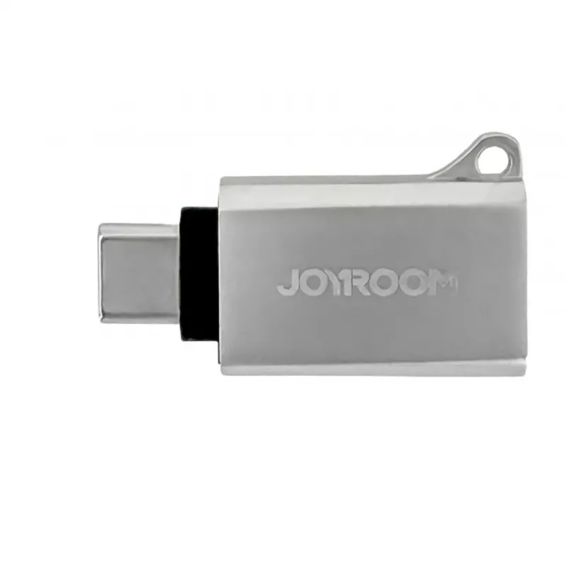 Joyroom USB-C Male to USB-A Female Adapter Mini S-H151 Silver