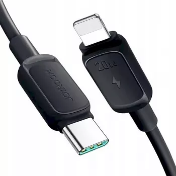 JOYROOM USB-C į Lightning laidas Multi-Color Series A14, 20W, 480 Mbps, 1,2 m, juodas (S-CL020A111B)