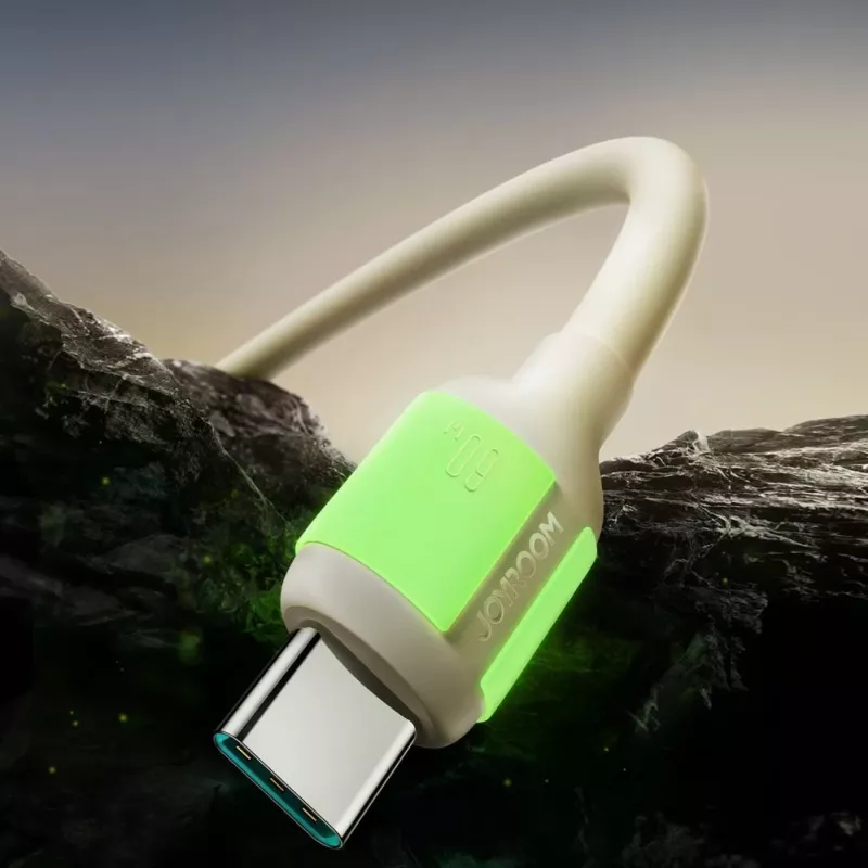 Joyroom USB-C į USB-C laidas 1,2 m juodas 60W PD greitas įkrovimas ir duomenų sinchronizavimas