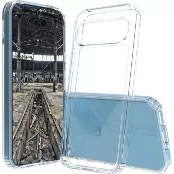 JT Berlin BackCase Pankow Clear, skirta Google Pixel 9 Pro XL - permatomas TPU apsauginis dėklas 11085