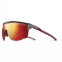 Julbo Ultimate SP3CF akiniai nuo saulės - Spectron 3 CF lęšis, 3 kategorija, juodas/raudonas rėmelis