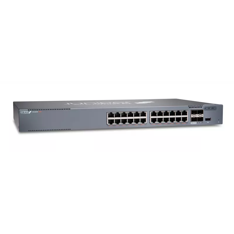 Juniper EX Series EX4000-24P Switch - L3 Managed - 24 Ports Gigabit PoE+ - 4x 10GbE SFP+ Uplinks - Rackmount 1U