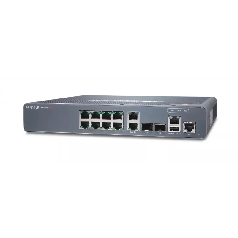 Juniper EX Series EX4000-8P - Switch - L3 - valdomas - 8 x 10/100/1000 (PoE+)