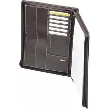 JÜSCHA Alassio A4 MONACO užtraukiama odinė dokumentų aplankas - Antique Dark Brown 30054