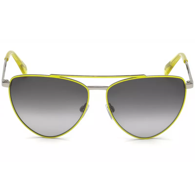 JUST CAVALLI JC839S-41B Moteriški akiniai nuo saulės Havana Ruda Gradient Drugelio Acetatas 58mm