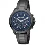 JUST CAVALLI MAN JC1G178M0075 44mm Quartz Analog Watch Stainless Steel Milanese Mesh Strap Blue Dial