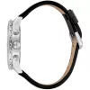 JUST CAVALLI MAN JC1G214L0015 46mm Quartz Analog Watch Black Dial Black Leather Strap