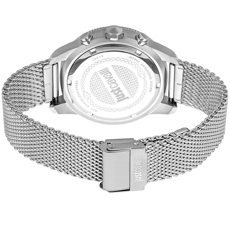 JUST CAVALLI MAN JC1G215M0045 42mm Nerūdijančio plieno kvarcinis laikrodis