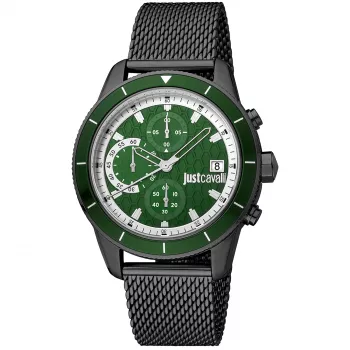 JUST CAVALLI MAN JC1G215M0065 42mm Stainless Steel Mesh Watch