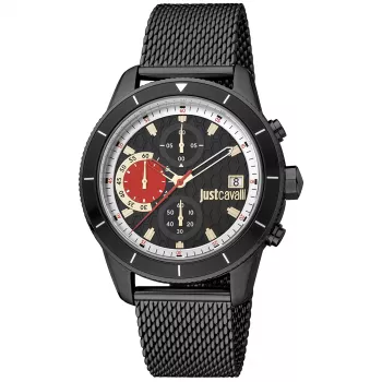 JUST CAVALLI MAN JC1G215M0075 41mm Nerūdijančio Plieno Kvarcinis Laikrodis