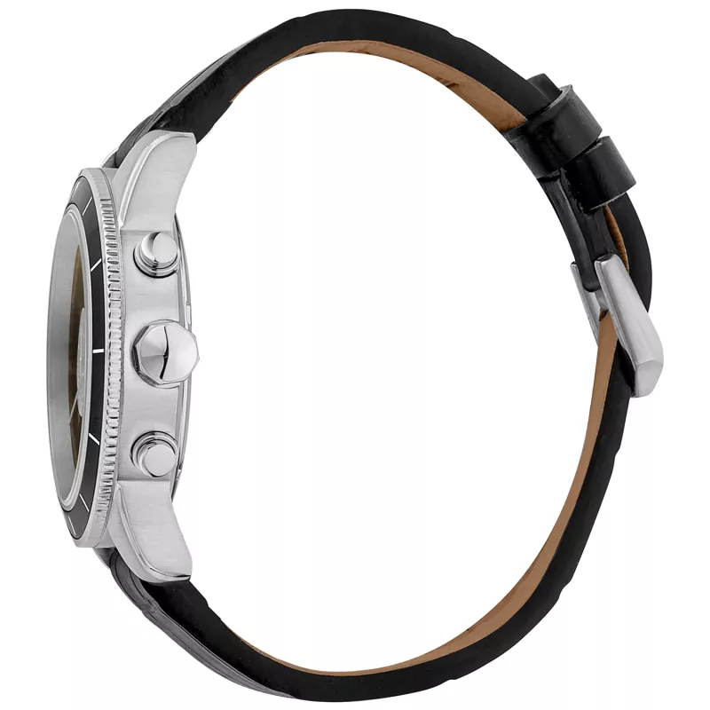 JUST CAVALLI MAN Watch JC1G215L0015 42mm Black Dial Leather Strap