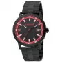 JUST CAVALLI MAN Watch JC1G216M0065 42mm Black Dial Leather Strap Quartz