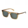 Just Cavalli vyriški stačiakampiai akiniai nuo saulės SJC035-540913 juodi/pilki 54 mm