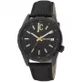 Just Cavalli vyriškas laikrodis JC1G217L0045 42mm juodas ciferblatas odinis dirželis