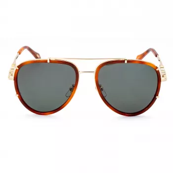 JUST CAVALLI Unisex akiniai nuo saulės SJC029V5701GZ Juodas rėmelis Pilki gradientiniai lęšiai 57/17/140 mm