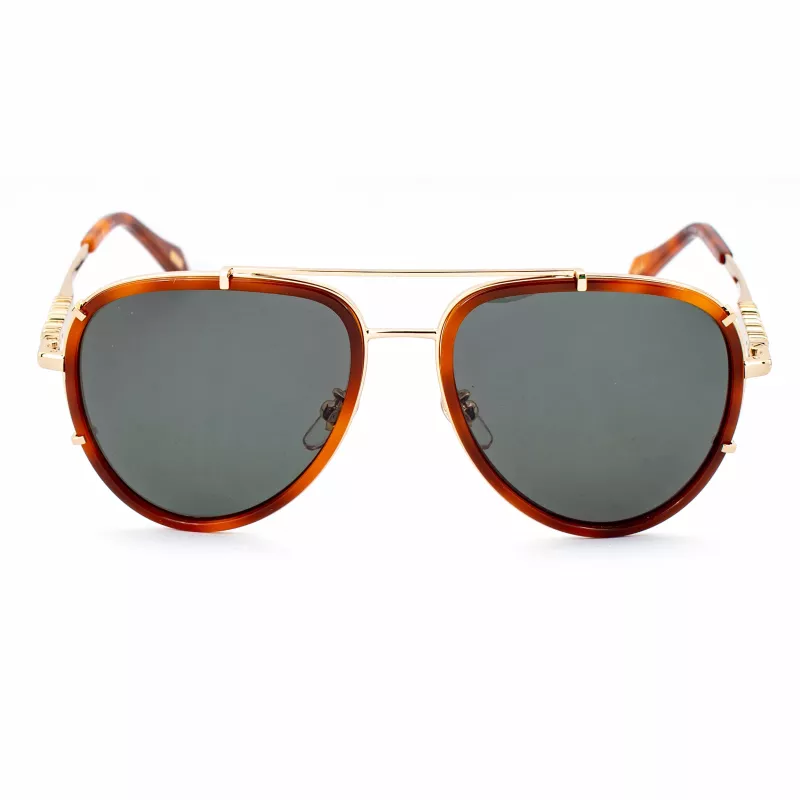 JUST CAVALLI Unisex akiniai nuo saulės SJC029V5701GZ Juodas rėmelis Pilki gradientiniai lęšiai 57/17/140 mm