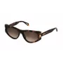 JUST CAVALLI Unisex akiniai nuo saulės SJC034-5509AJ Havana plastikinis rėmelis rudi gradientiniai lęšiai 55/17/140 mm