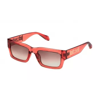 JUST CAVALLI Unisex akiniai SJC039-540VC2 Havana/Ruda Drugelis Acetatas 54mm