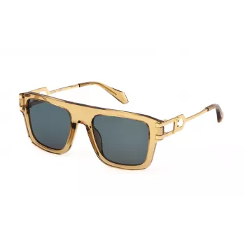 JUST CAVALLI Unisex akiniai SJC096-530913 Havana acetatas pilkas gradientas 53mm