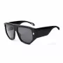 JUST CAVALLI Unisex akiniai nuo saulės SJC097V580700 juodas acetatinis rėmelis pilki polikarbonatiniai lęšiai 58/17/140 mm