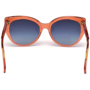 JUST CAVALLI Moteriški akiniai nuo saulės JC836S-66W Havana Drugelio formos acetatinis rėmelis Rudi gradientiniai lęšiai 56/18/140 mm
