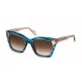 JUST CAVALLI Moteriški akiniai nuo saulės SJC024V520931 Havana acetatinis rėmelis rudi gradientiniai lęšiai 52mm