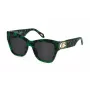 JUST CAVALLI Moteriški akiniai nuo saulės SJC037-54092I Havana Brown Acetate Geometric Frame 54mm